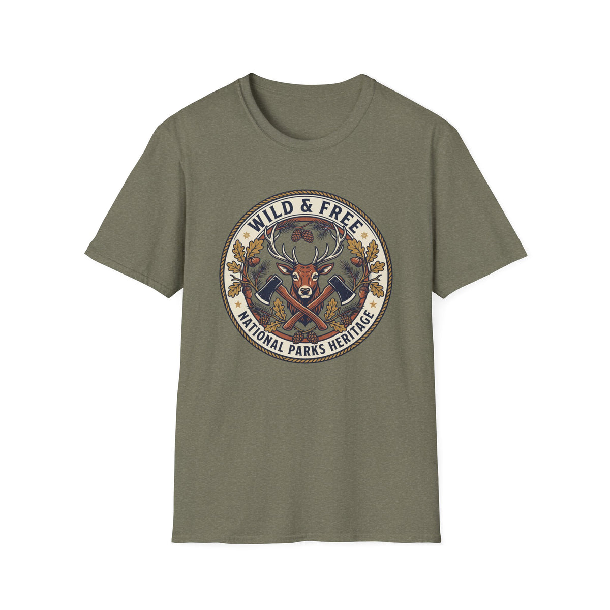 Wild and Free National PArks Heritage T-Shirt