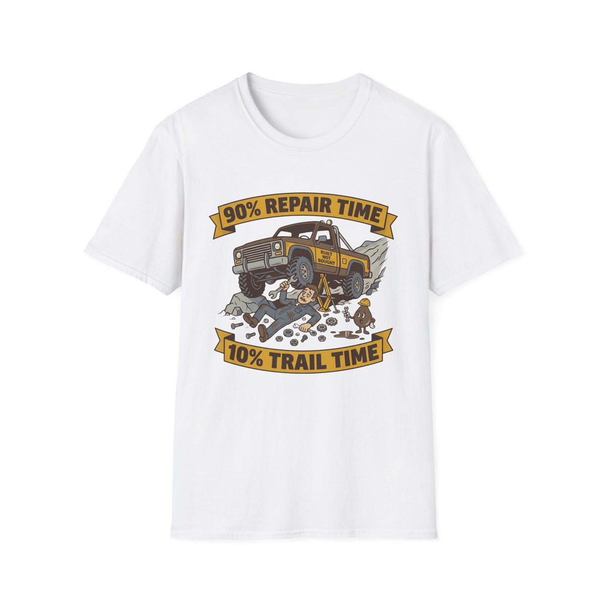 90% Repair Time 10% Trail Time T-Shirt