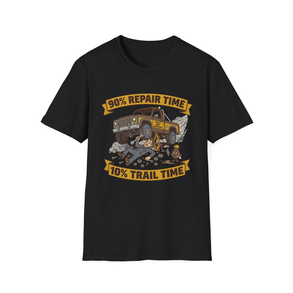 90% Repair Time 10% Trail Time T-Shirt
