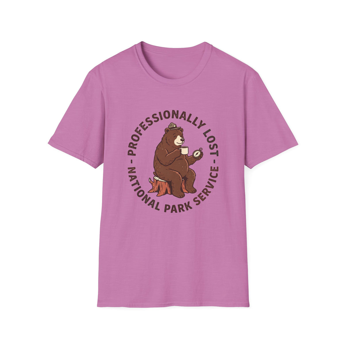 Professionally Lost National Parks Service T-Shirt