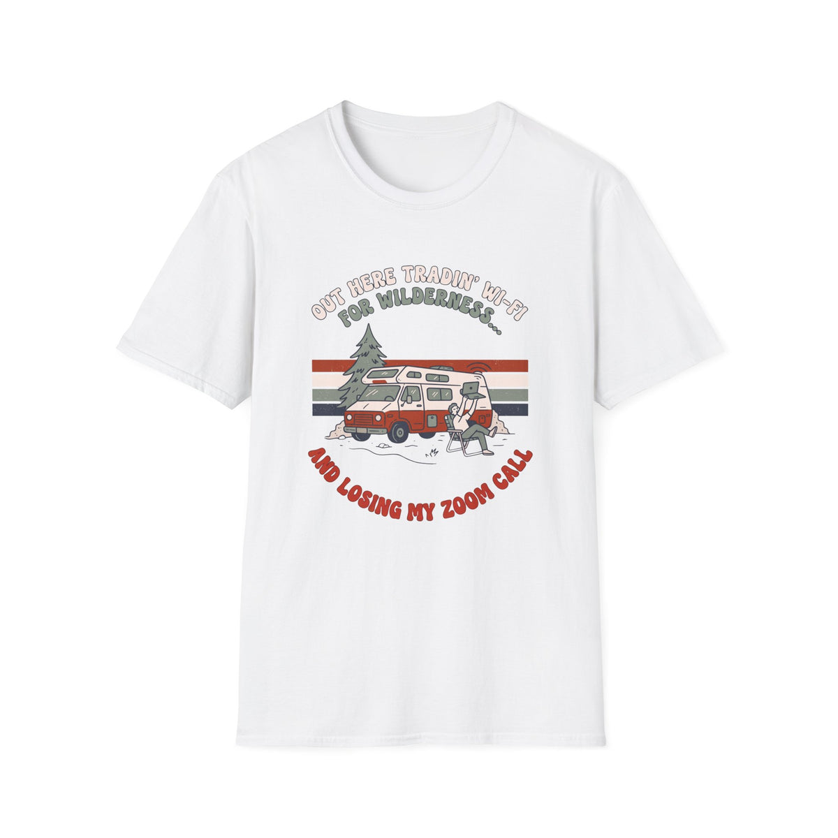 Out Here Tradin' Wi-Fi For Wilderness T-Shirt