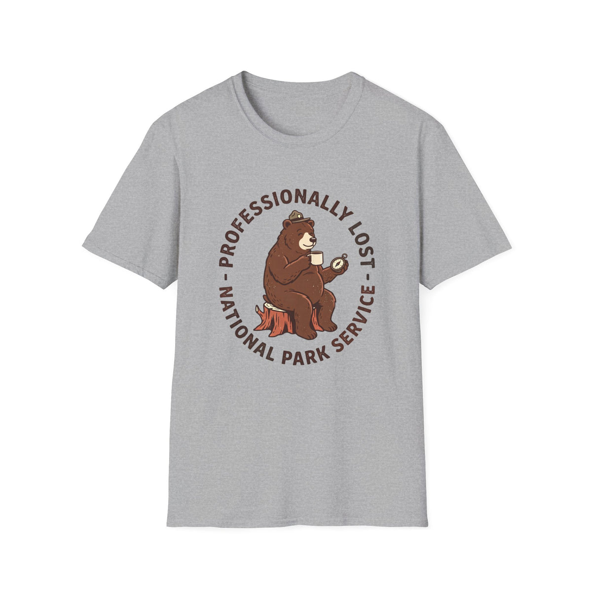 Professionally Lost National Parks Service T-Shirt