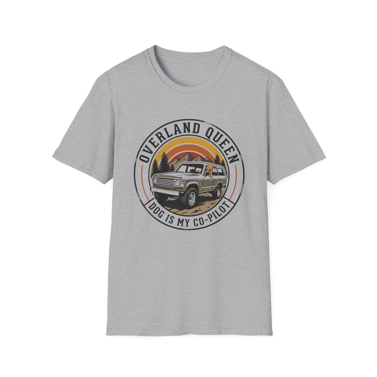 Overland Queen Dog Is My Copilot T-Shirt