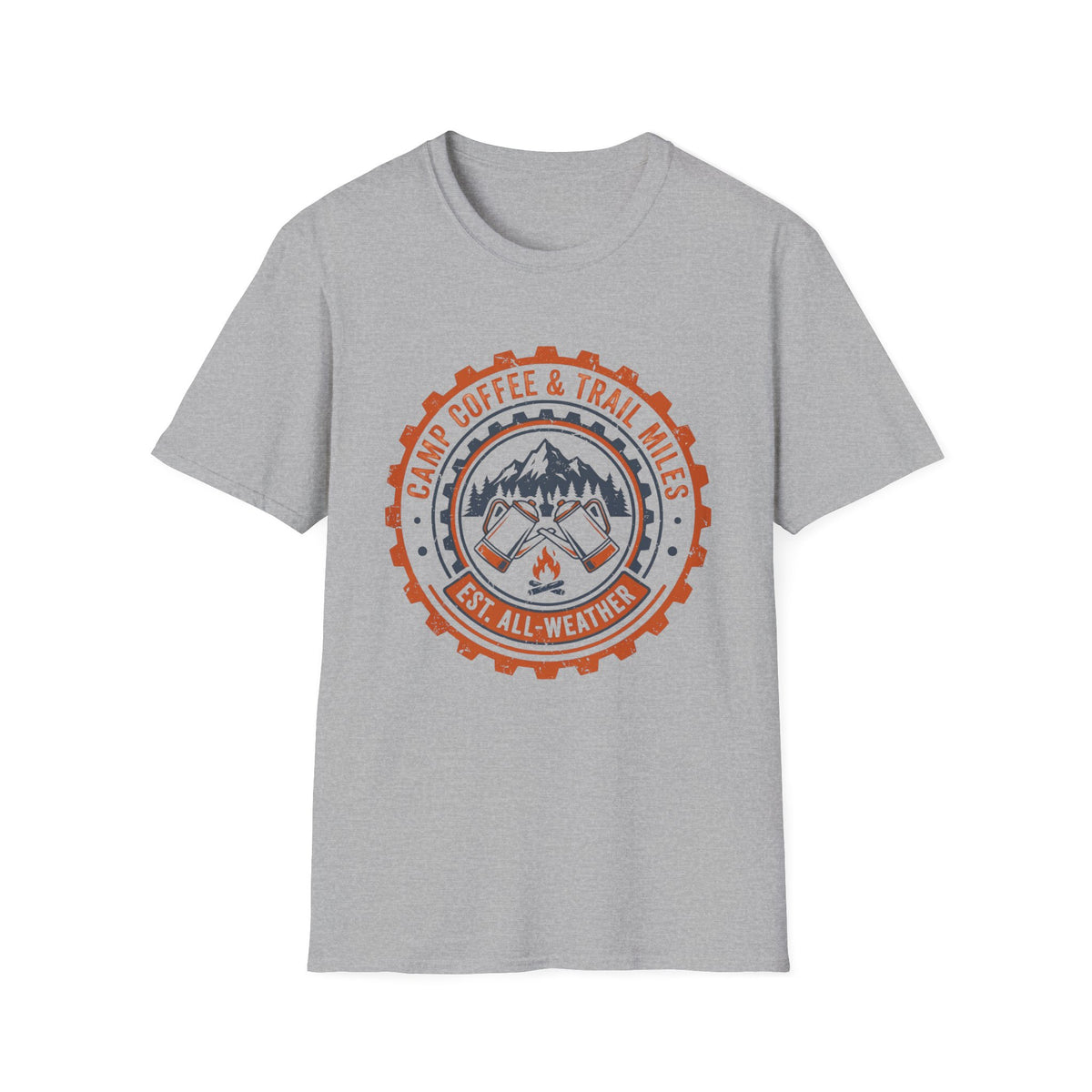 Camp Coffee and Trail Miles T-Shirt