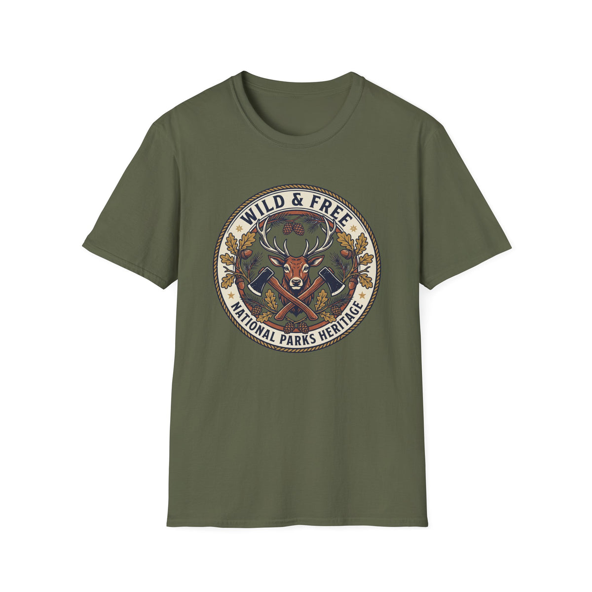 Wild and Free National PArks Heritage T-Shirt