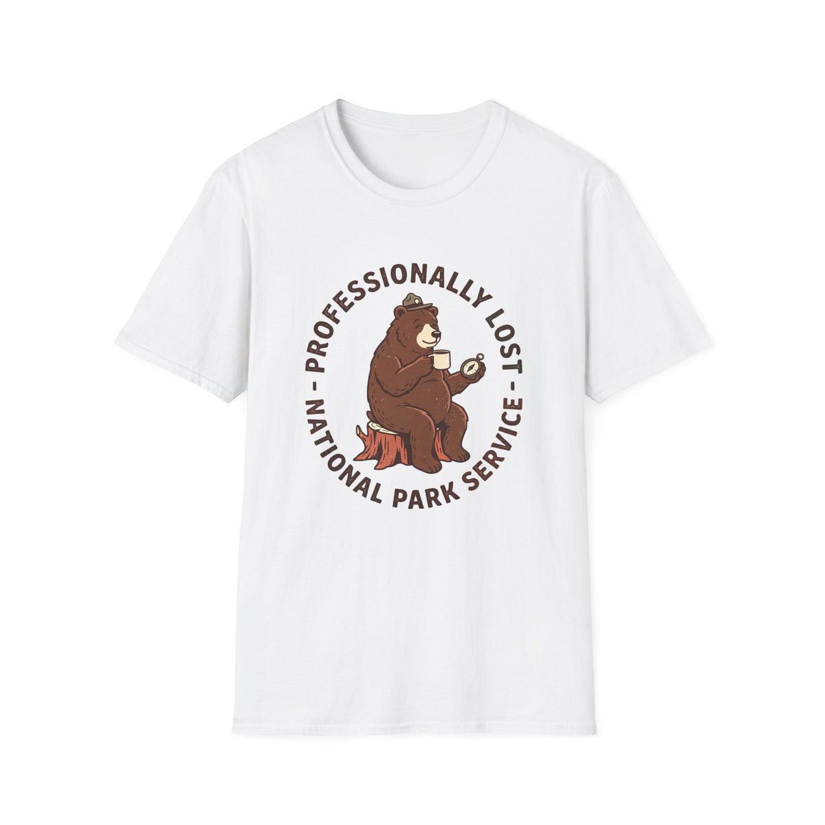 Professionally Lost National Parks Service T-Shirt