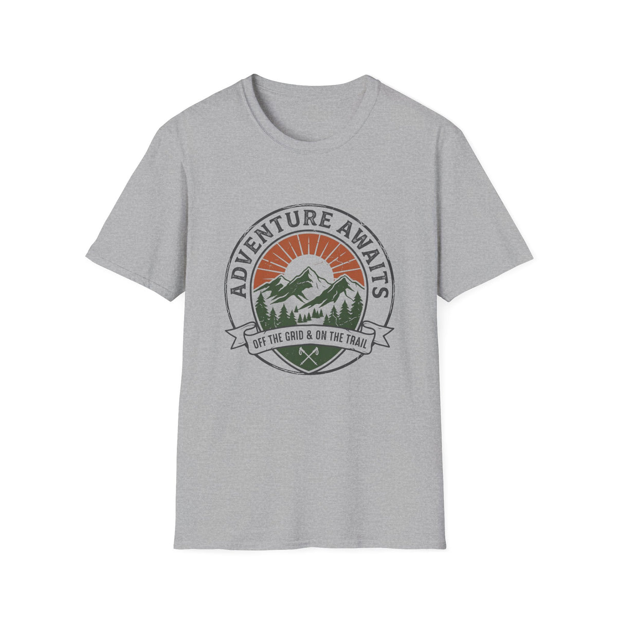 Adventure Awaits Off The Grid On The Trail T-Shirt