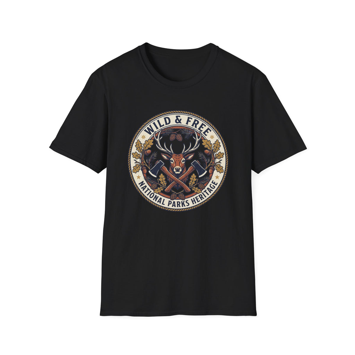 Wild and Free National PArks Heritage T-Shirt