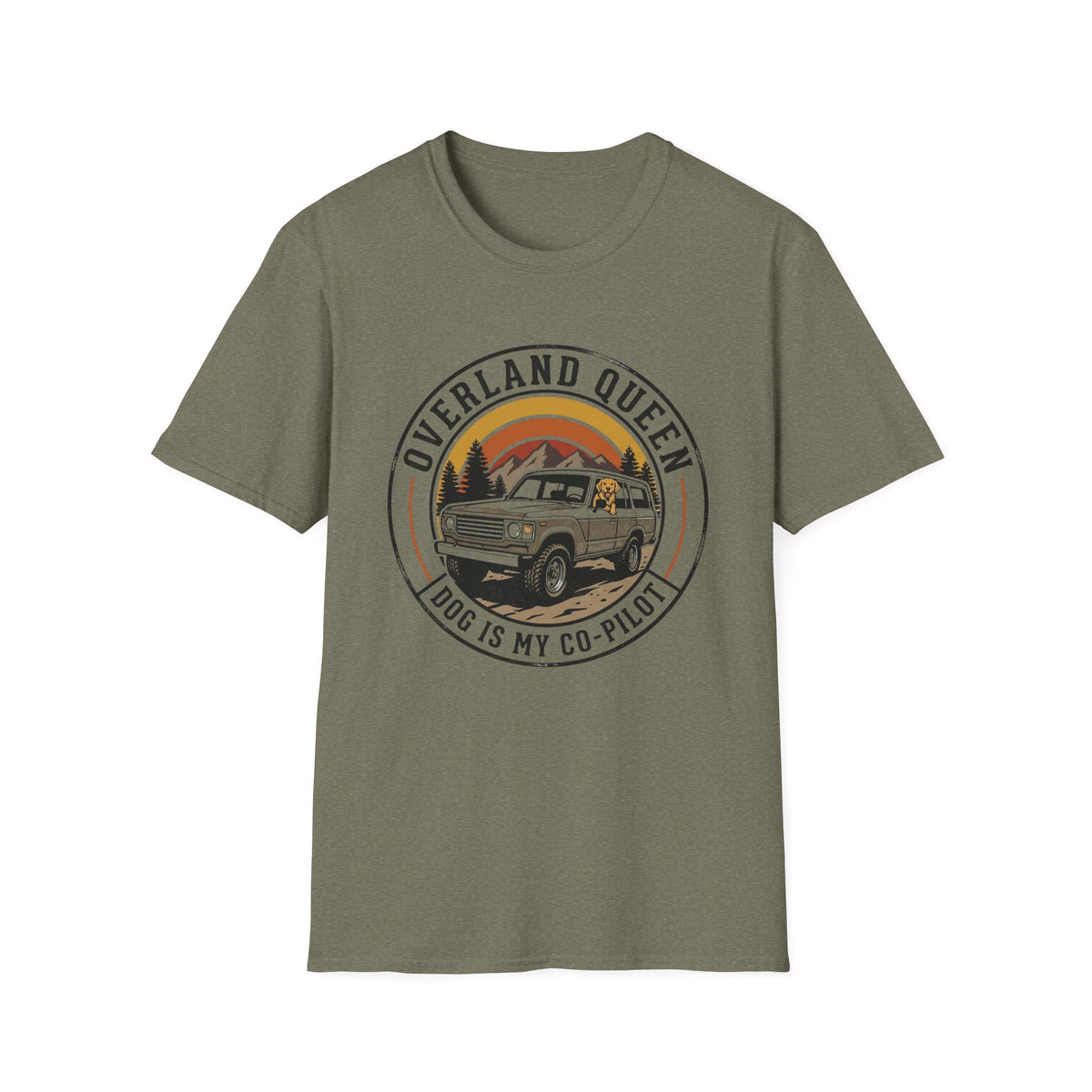 Overland Queen Dog Is My Copilot T-Shirt