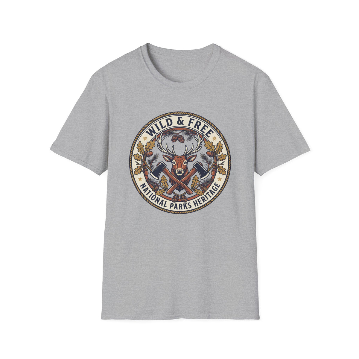 Wild and Free National PArks Heritage T-Shirt