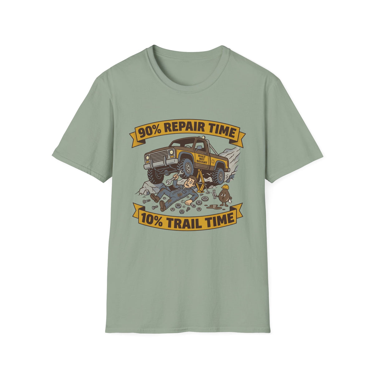 90% Repair Time 10% Trail Time T-Shirt