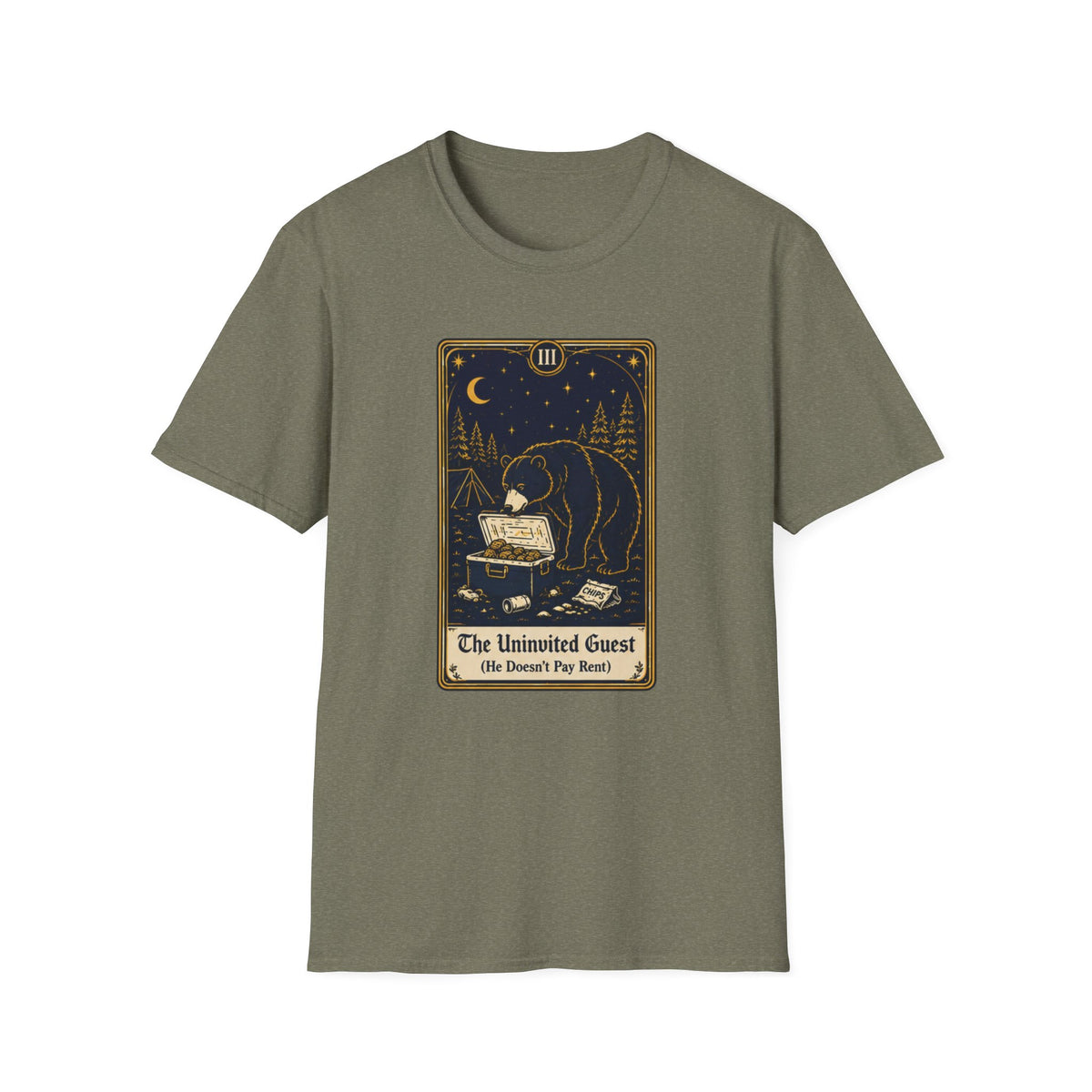 The Uninvited Guest Tarot T-Shirt