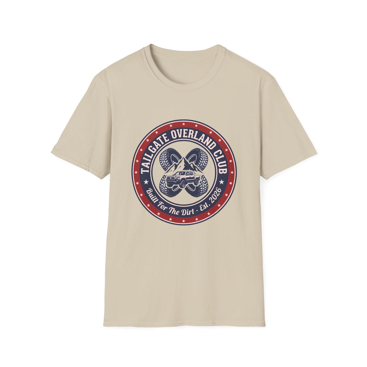 Tailgate Overland Club Built For The Dirt T-Shirt