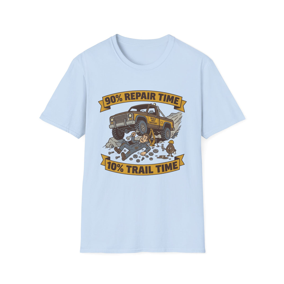 90% Repair Time 10% Trail Time T-Shirt