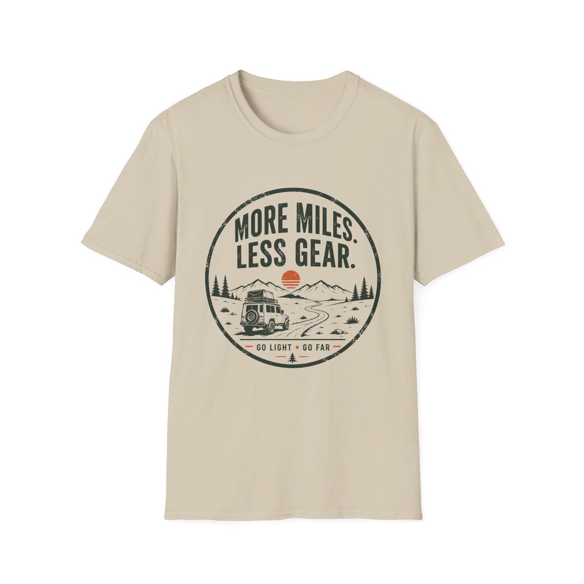 More Miles Less Gear T-Shirt
