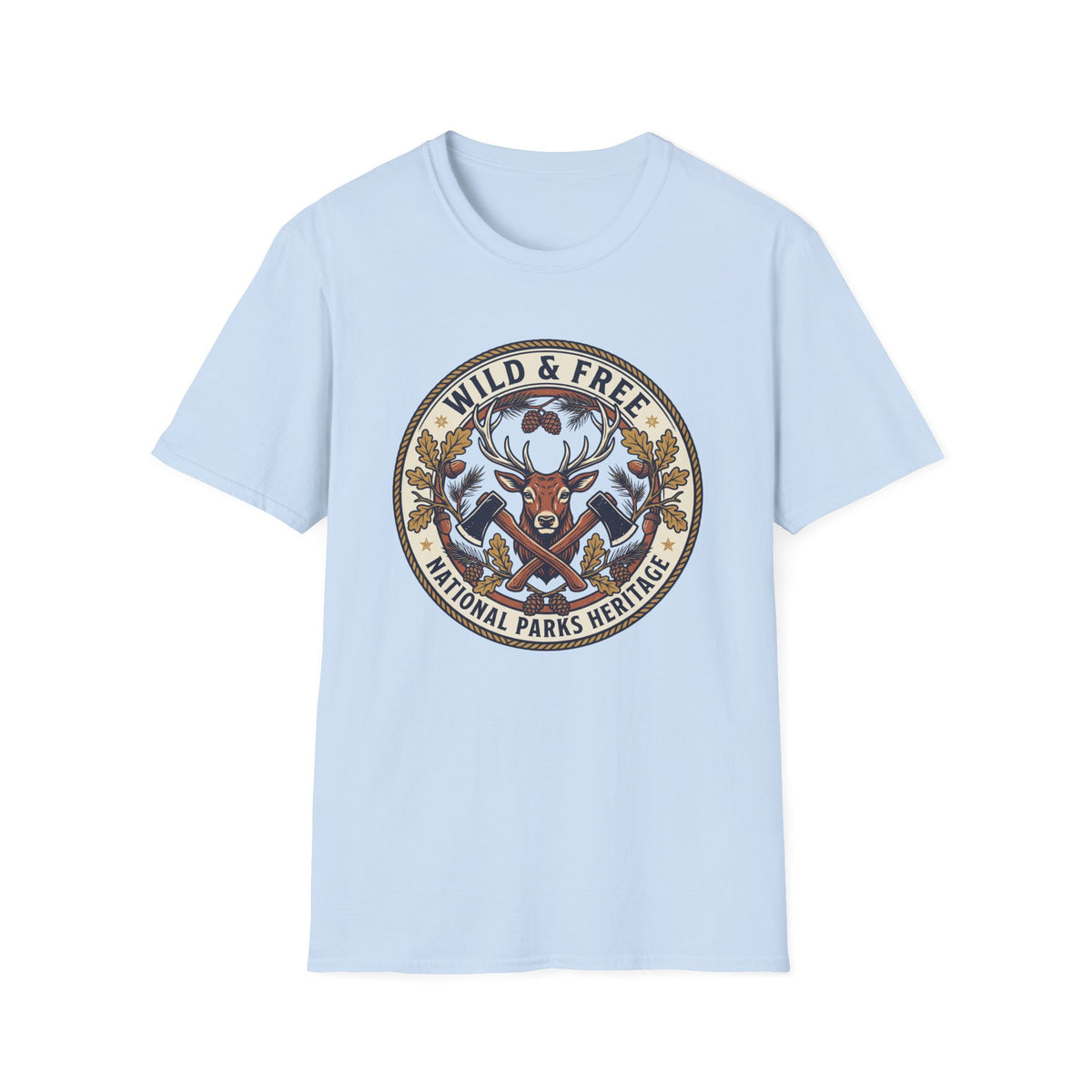 Wild and Free National PArks Heritage T-Shirt