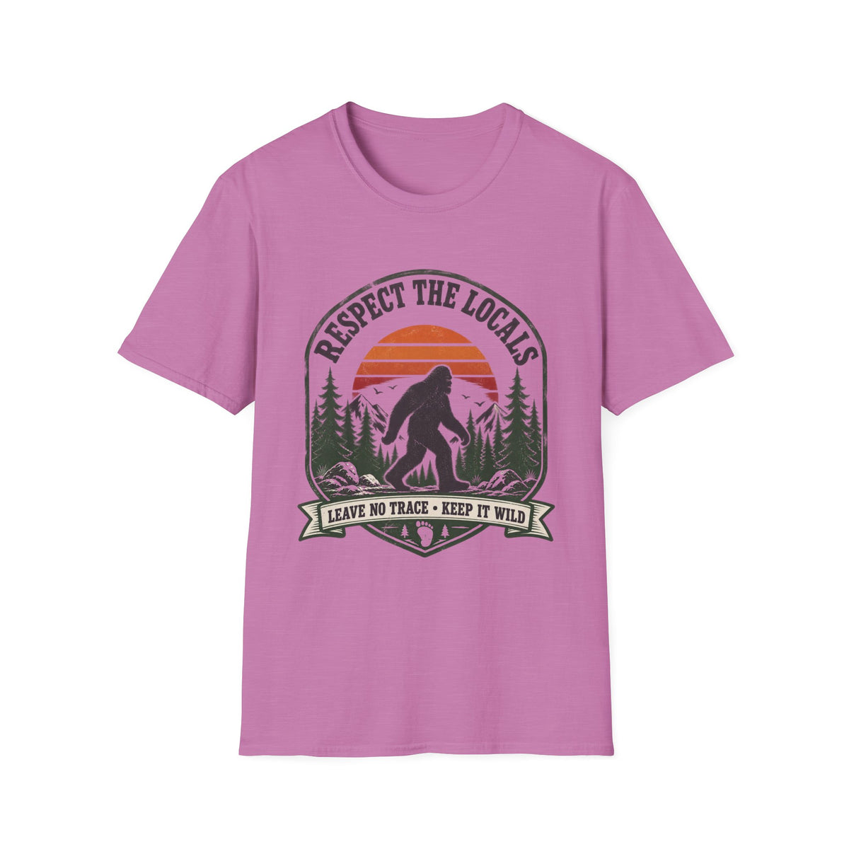 Respect The Locals Leave No Trace Keep It Wild T-Shirt