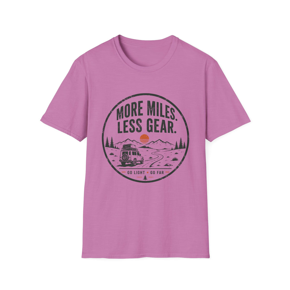 More Miles Less Gear T-Shirt