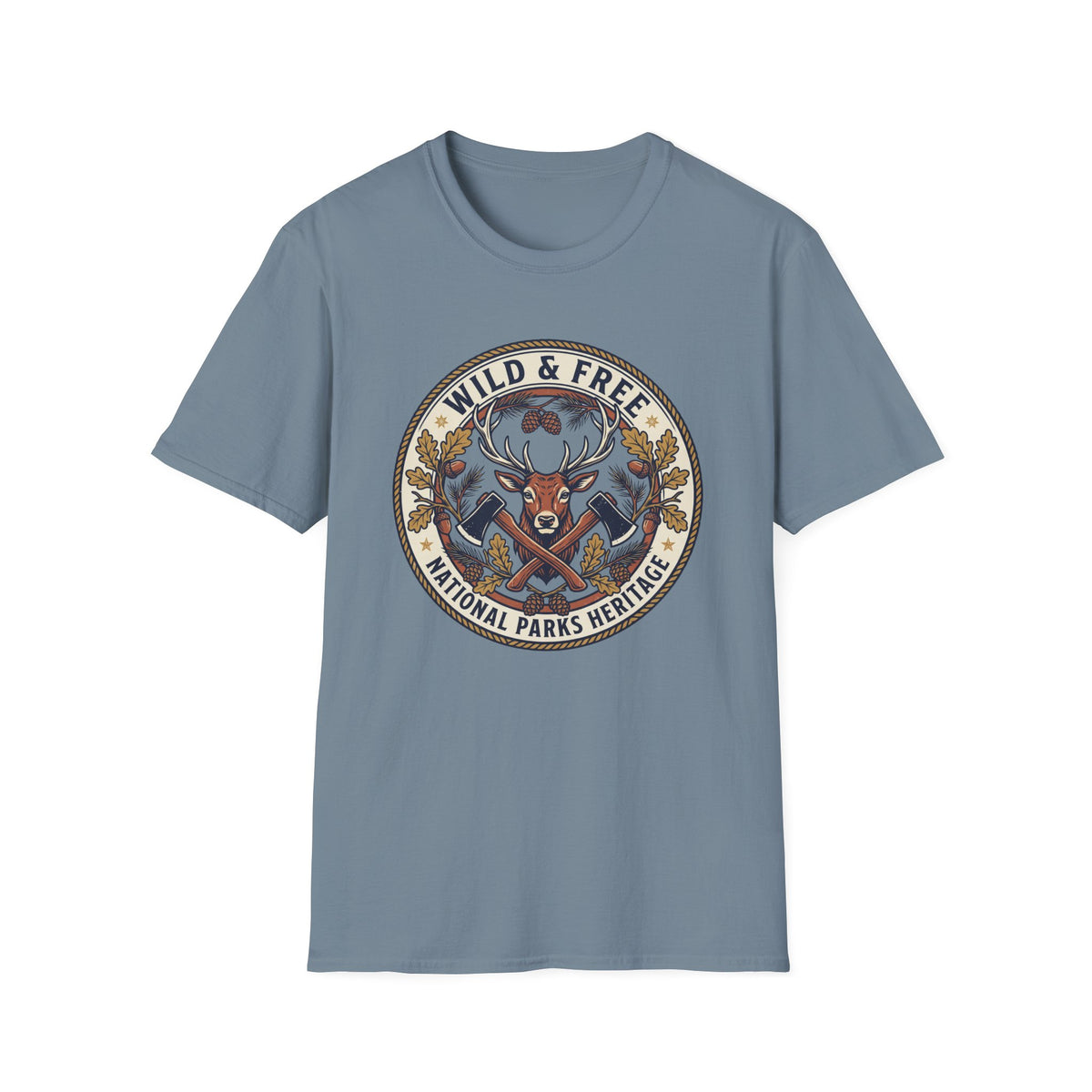 Wild and Free National PArks Heritage T-Shirt