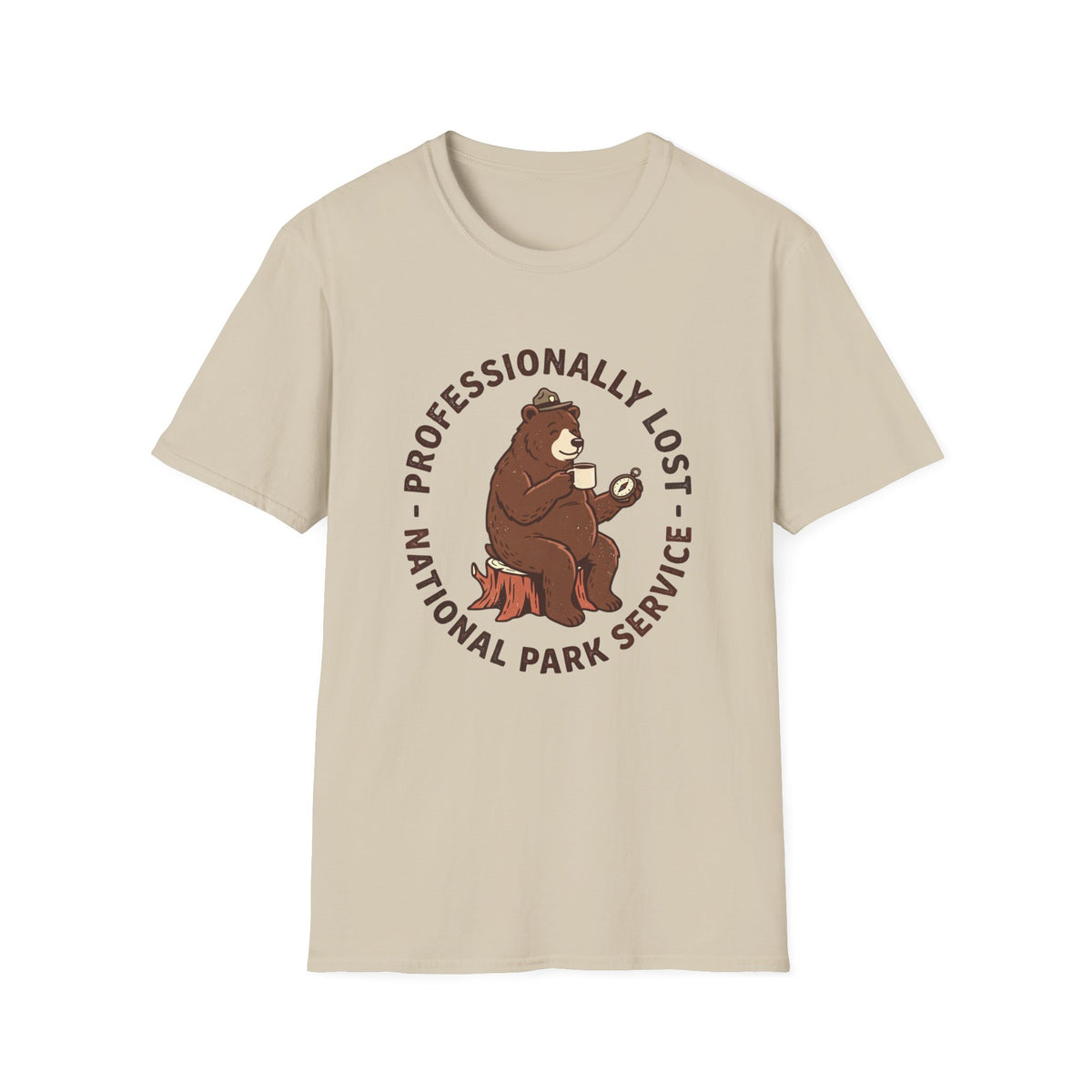 Professionally Lost National Parks Service T-Shirt