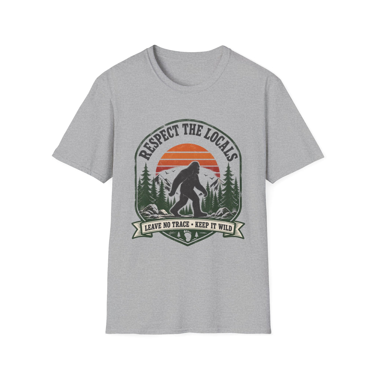 Respect The Locals Leave No Trace Keep It Wild T-Shirt