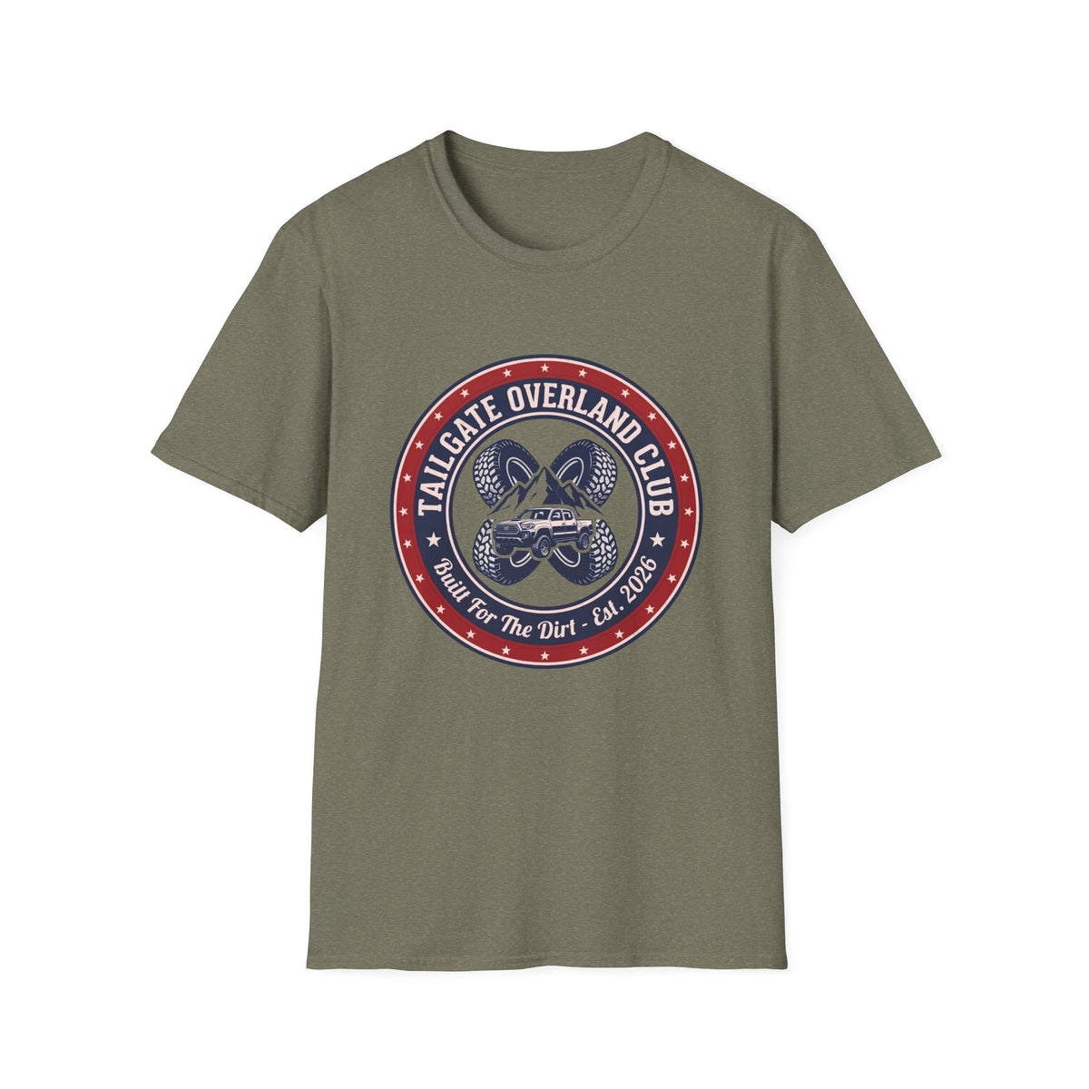 Tailgate Overland Club Built For The Dirt T-Shirt