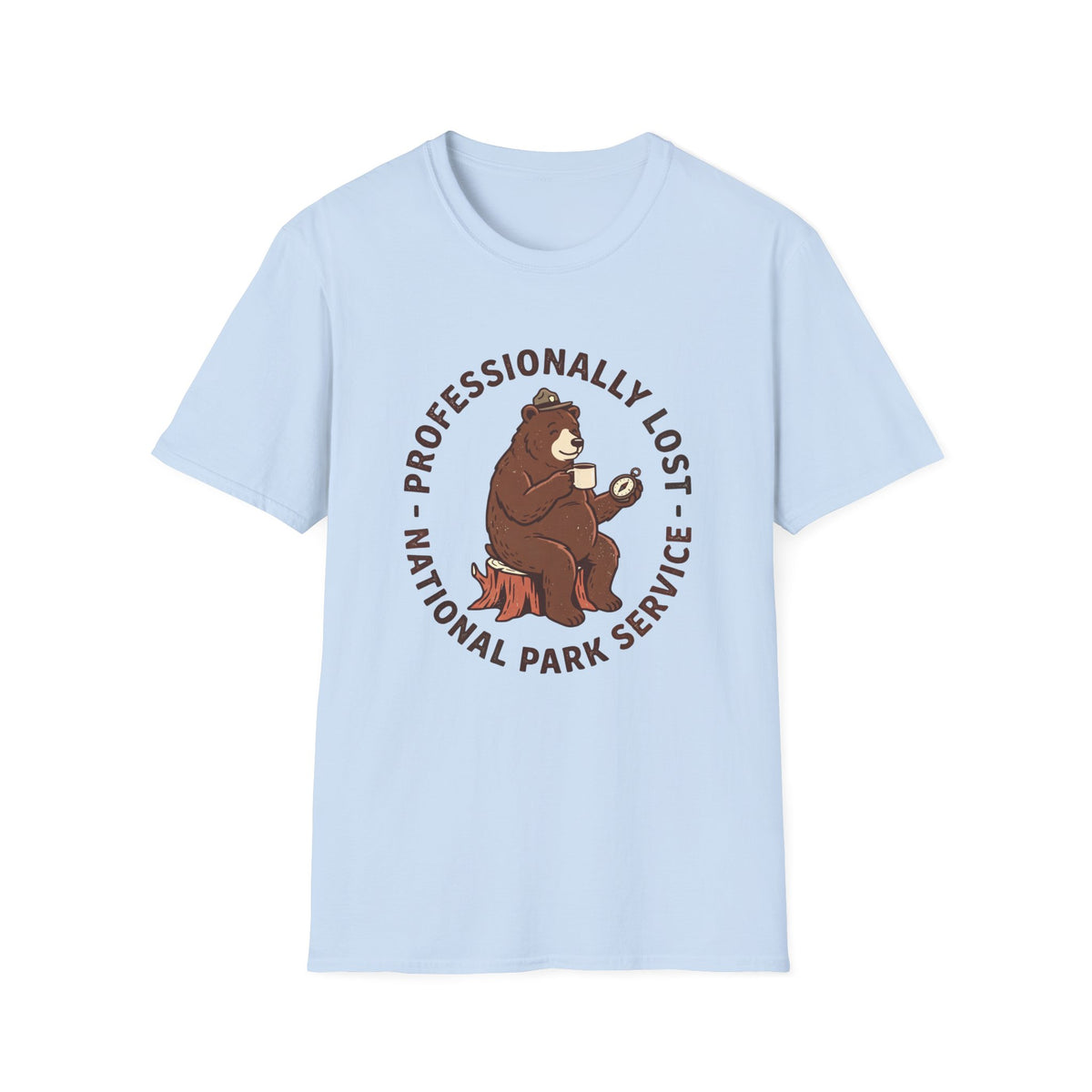 Professionally Lost National Parks Service T-Shirt