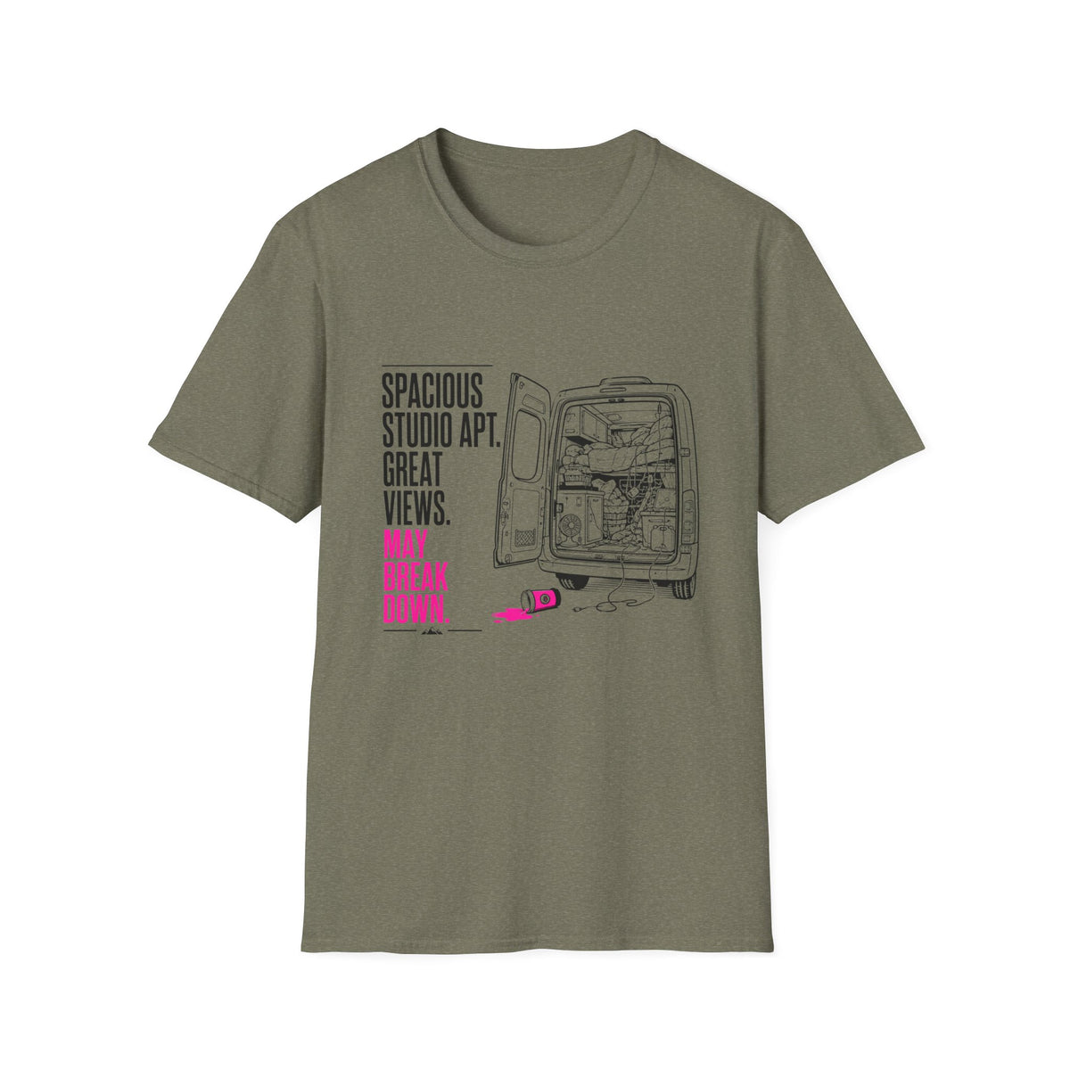 Spacious Studio Apt Great Views May Break Down T-Shirt