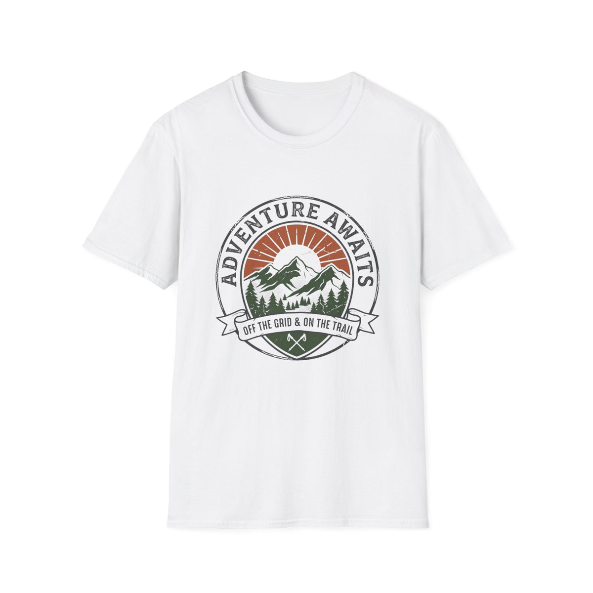 Adventure Awaits Off The Grid On The Trail T-Shirt