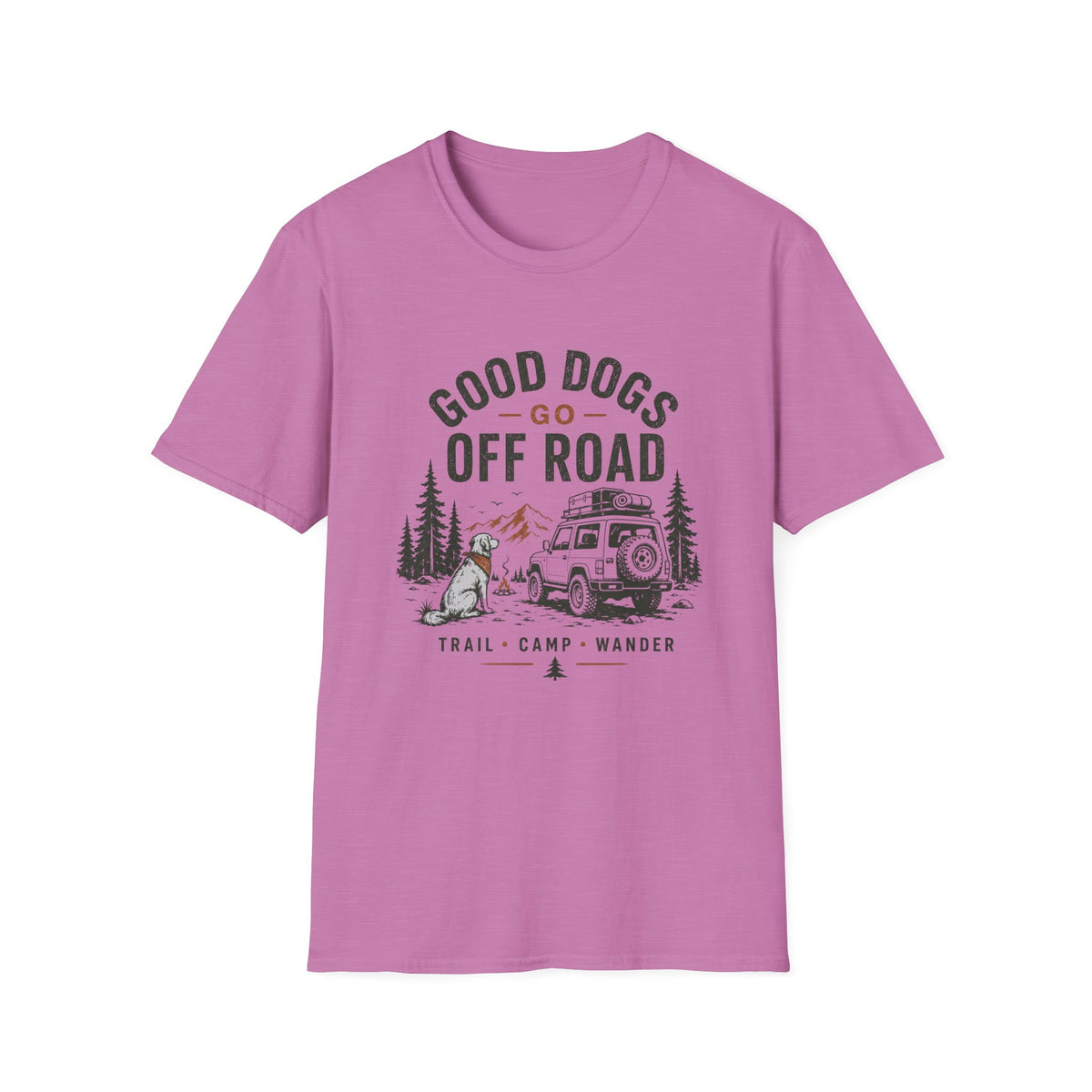Good Dogs Go Off Roads T-Shirt