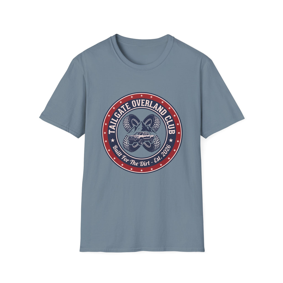Tailgate Overland Club Built For The Dirt T-Shirt
