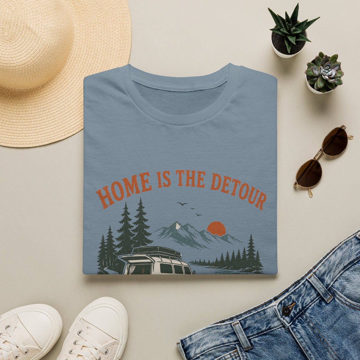 Home Is The Detour T-Shirt
