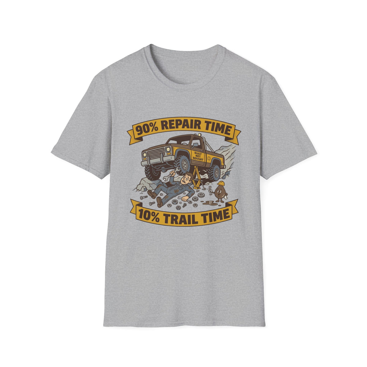 90% Repair Time 10% Trail Time T-Shirt