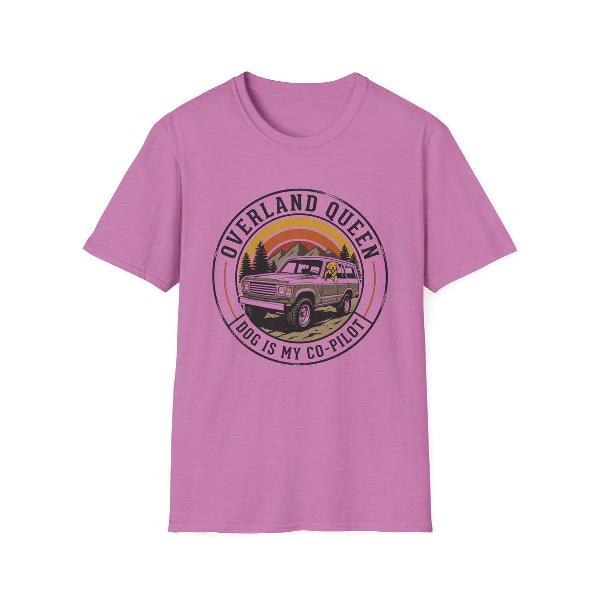 Overland Queen Dog Is My Copilot T-Shirt