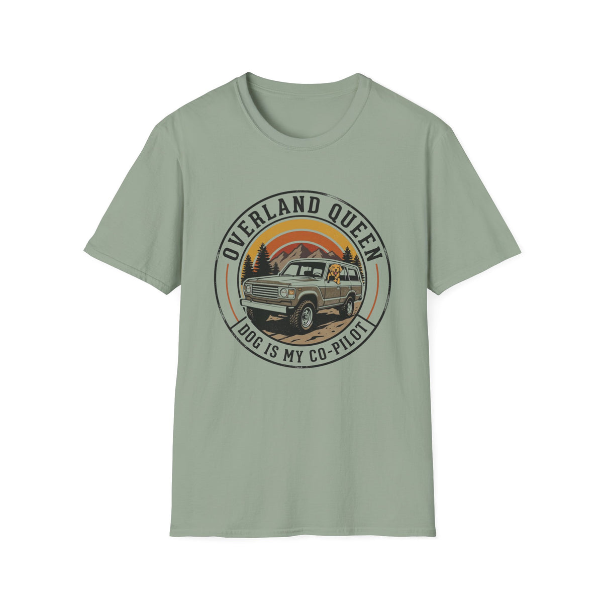 Overland Queen Dog Is My Copilot T-Shirt