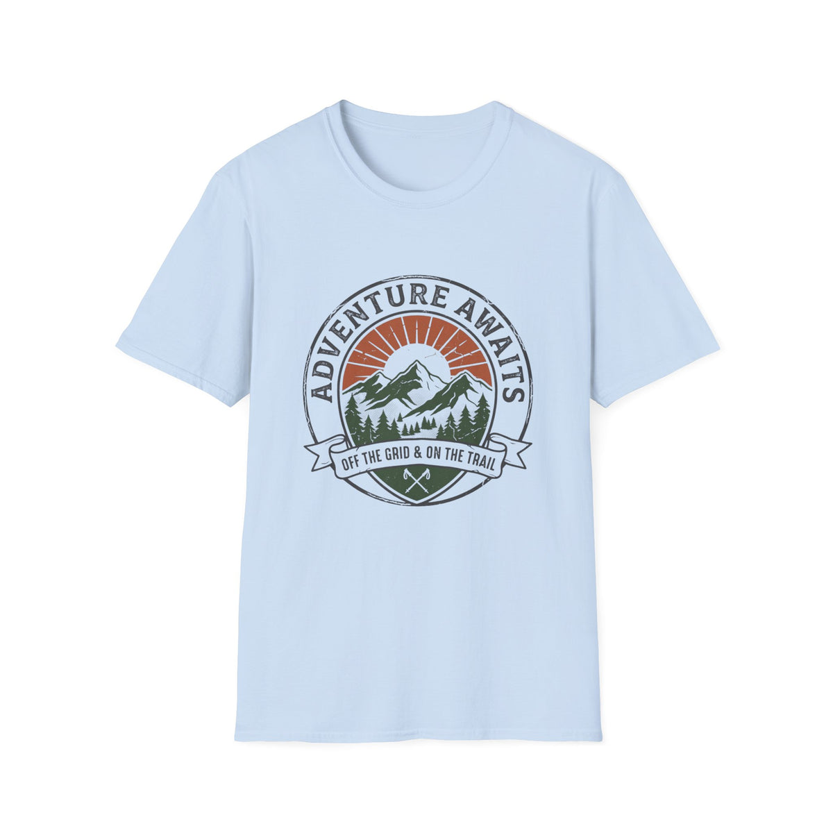 Adventure Awaits Off The Grid On The Trail T-Shirt
