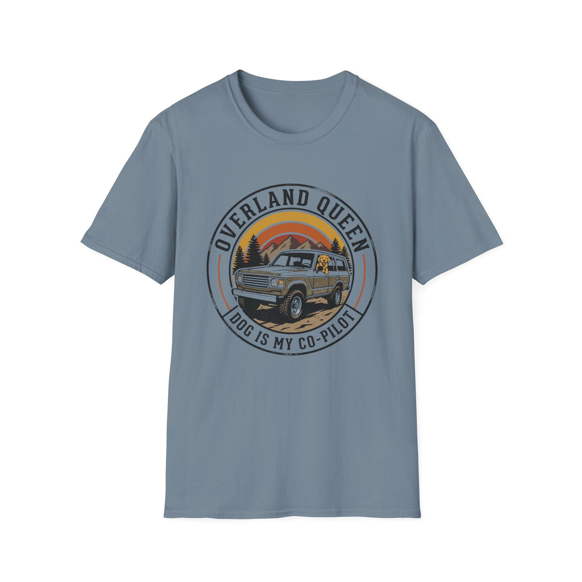 Overland Queen Dog Is My Copilot T-Shirt