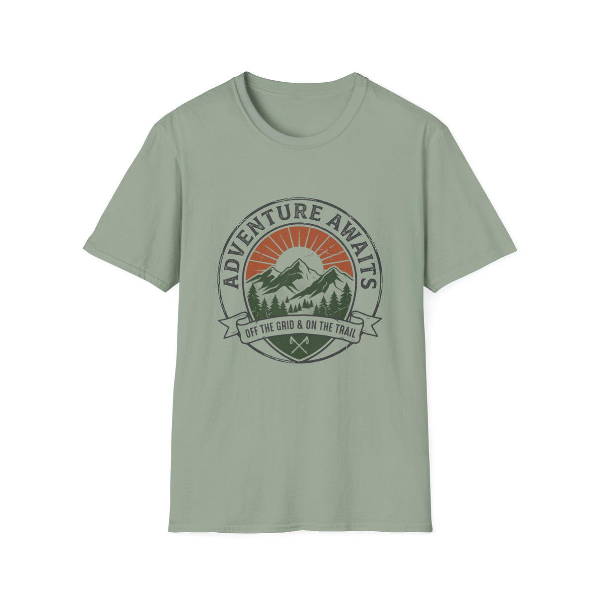 Adventure Awaits Off The Grid On The Trail T-Shirt